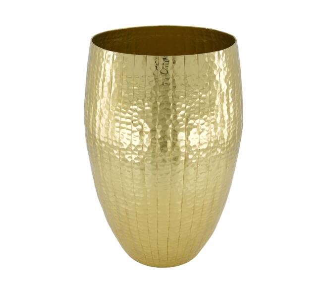 Metalen vazen set 3-delig goud – 25x25x37 cm