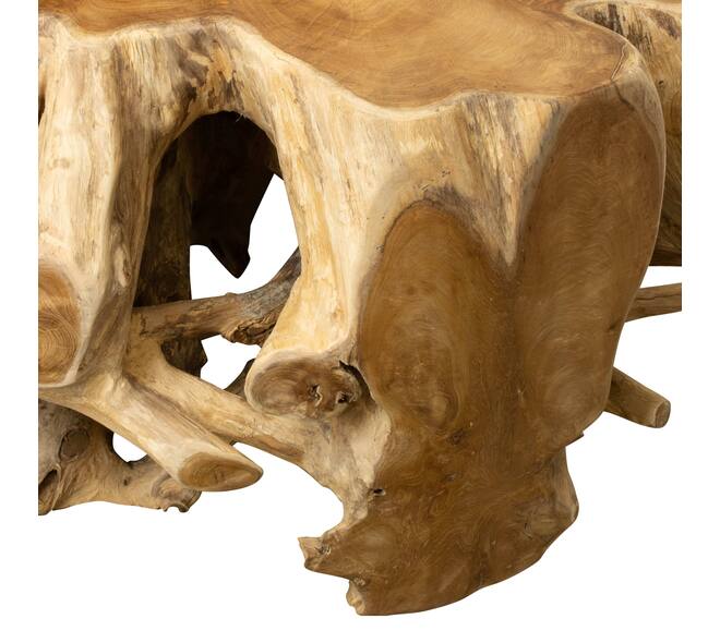 Teak side table – 120 x 32 x 80 cm