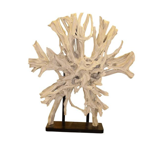 Ornament van teakhout – 180 x 40 x 200 cm