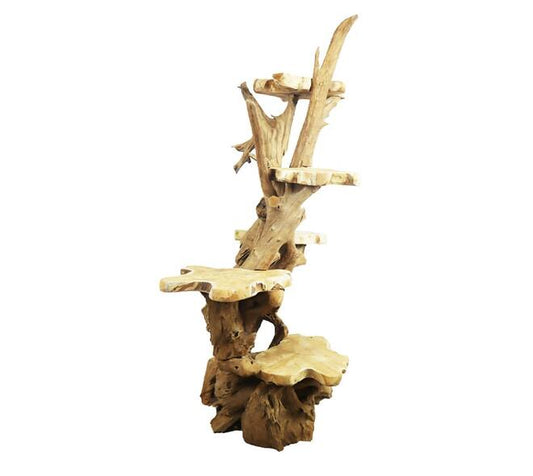 Ornament van teak hout cozy ibiza