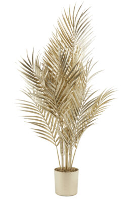 Palm Kunstplant Metallic Licht Goud 70 Cm