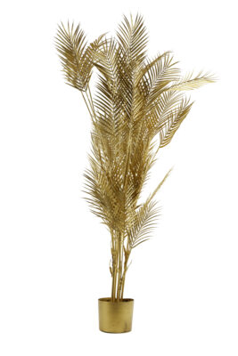 Palm Kunstplant Metallic Licht Goud 160 Cm